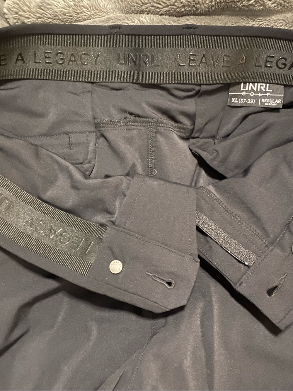 UNRL Men's Black Pants - Picture 3 of 5